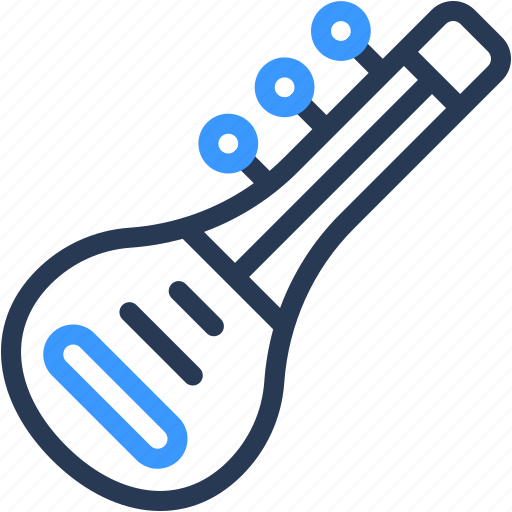 Sitar, music, and, multimedia, string, instrument, guitar icon - Download on Iconfinder