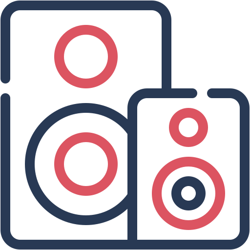Speaker, audio, system, music, and, multimedia, sound icon - Free download