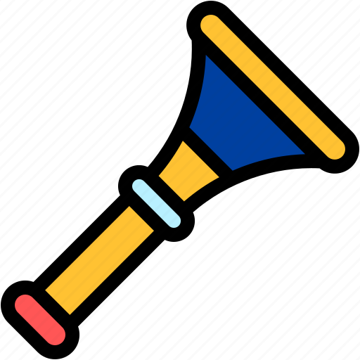 Vuvuzela, cultures, music, and, multimedia, traditional, wind icon - Download on Iconfinder