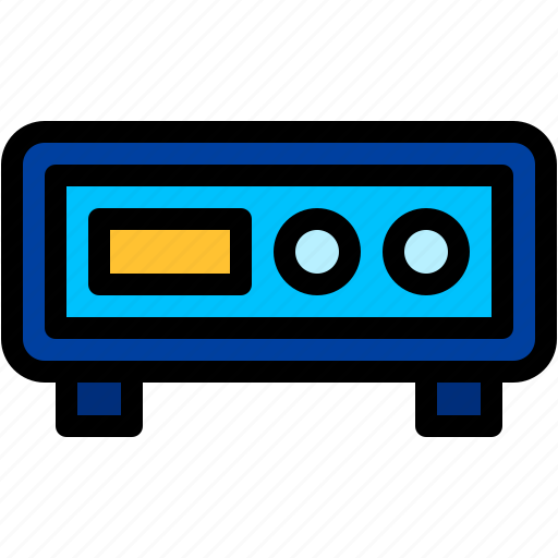 Amplifier, audio, box, music, and, multimedia, sound icon - Download on Iconfinder