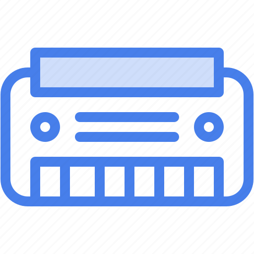 Harmonica, music, and, multimedia, folk, wind, instrument icon - Download on Iconfinder