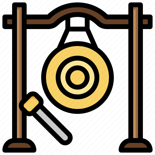 Gong, instrument, instruments, multimedia, music, musical, percussion icon - Download on Iconfinder