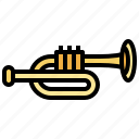 entertainment, instrument, music, musical, orchestra, trumpet, wind