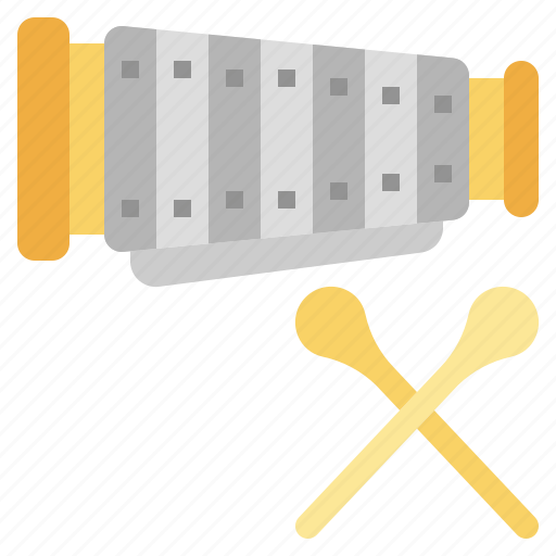 And, glockenspiel, instrument, multimedia, music, percussion, xylophone icon - Download on Iconfinder