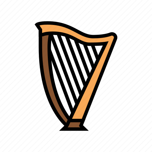Harp, symphonic, instrument, music, instruments, performance icon - Download on Iconfinder
