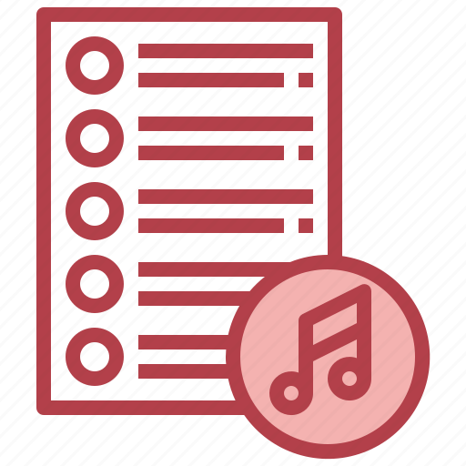 Playlist, music, multimedia, note icon - Download on Iconfinder