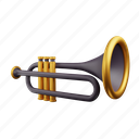 trumpet, music, sound, audio, play 