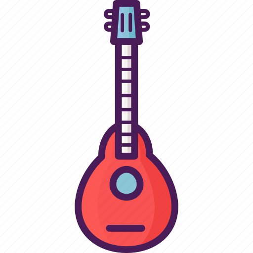Acoustic, country, folk, mandolin, sound, string, wooden icon - Download on Iconfinder
