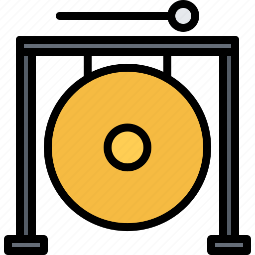 Gong, music, instrument, concert icon - Download on Iconfinder