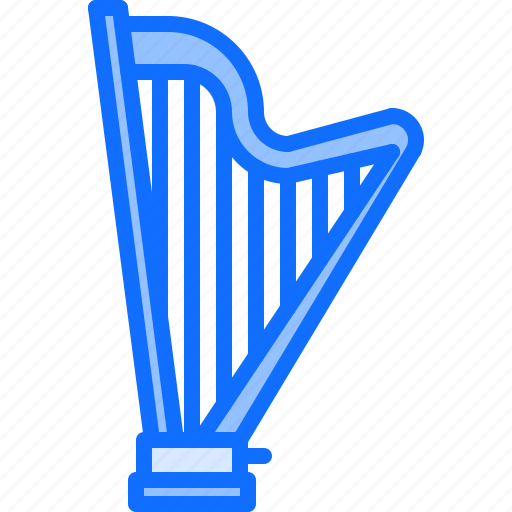 Harp, music, instrument, concert icon - Download on Iconfinder