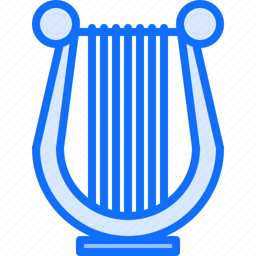 Lyre, music, instrument, concert icon - Download on Iconfinder
