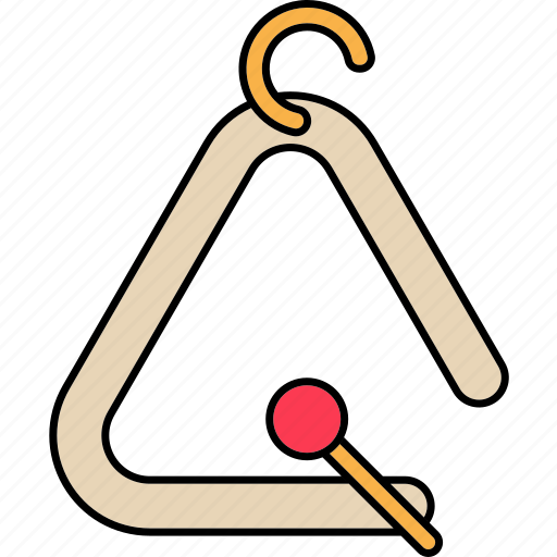 Bell, instruments, music, triangle icon - Download on Iconfinder