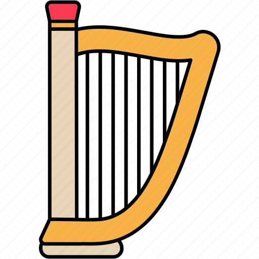 Harp, instruments, music icon - Download on Iconfinder