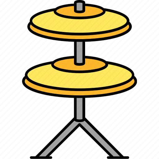 Cymbal, hi hat, instruments, music icon - Download on Iconfinder