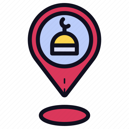 Mosque, location, masjid icon - Download on Iconfinder