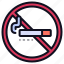 no smoking, cigarette, forbidden 