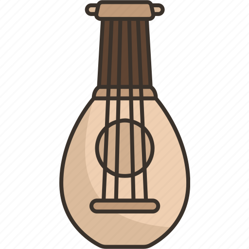 Lute, oud, arab, musical, traditional icon - Download on Iconfinder