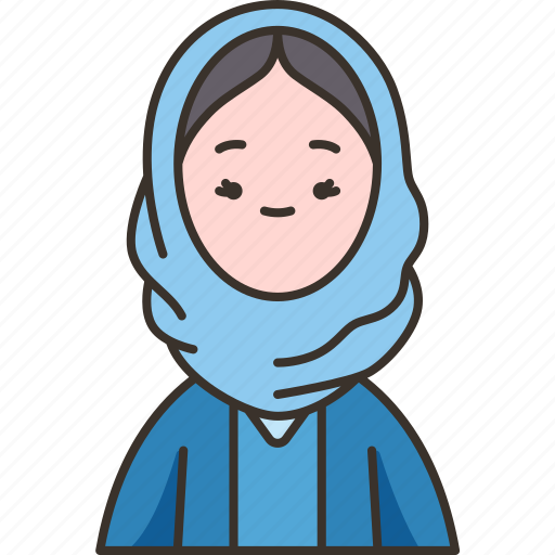 Women, muslim, hijab, islam, female icon - Download on Iconfinder