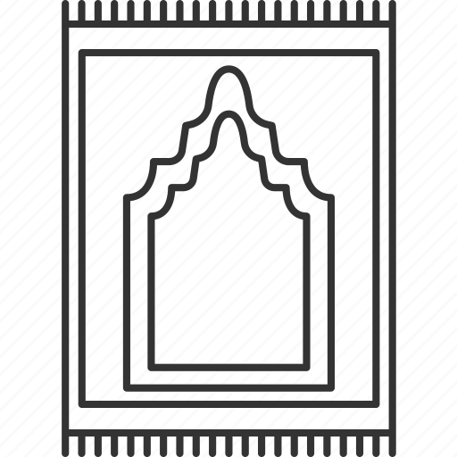 Mat, prayer, rug, arabian, islamic icon - Download on Iconfinder