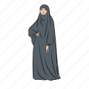 muslim, woman, arabic, hijab, islam, fashion