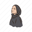 muslim, woman, arabic, hijab, abaya, islam