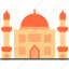 mosque, building, islamic, masjid, religion, icon 