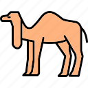 camal, animal, camel, forest, mammal, zoo, icon