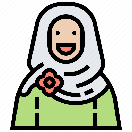 Arab, hijab, muslim, traditional, woman icon - Download on Iconfinder