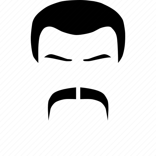 Black mustache, man, mustache, mustache styled, style, face, hair icon - Download on Iconfinder