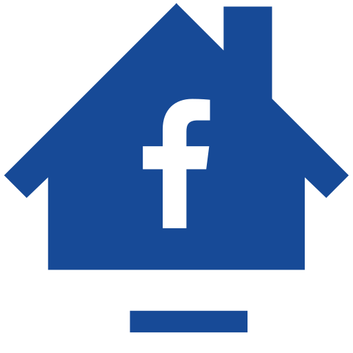 Facebook, home, house, social icon - Free download