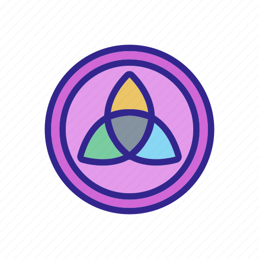 Amulet, candle, esoteric, eye, mystic, outline, tool icon - Download on Iconfinder