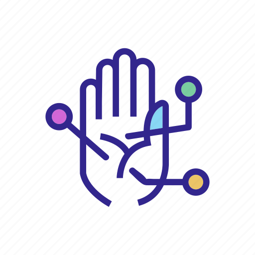 By, divination, esoteric, hand, mystic, outline, tool icon - Download on Iconfinder