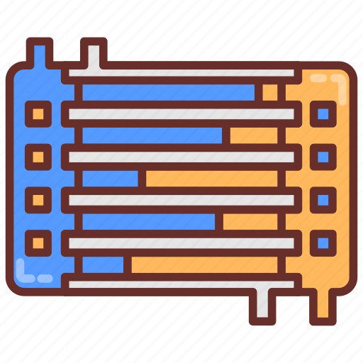 Nano, heat, exchanger, machine, tubes, double, pipes icon - Download on Iconfinder