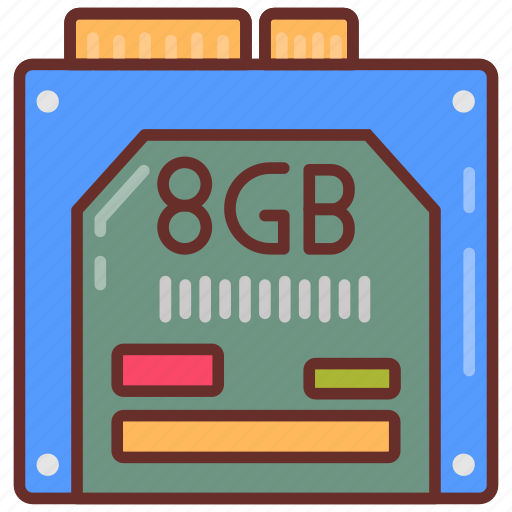 Micro, drive, card, motherboard, gb, memory, capacity icon - Download on Iconfinder
