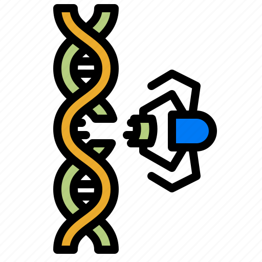 Dna, genome, medical, genetic, code icon - Download on Iconfinder
