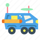 automobile, moon, rover, transportation, vehicle