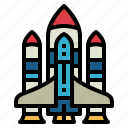 launch, rocket, ship, spaceship, transportation