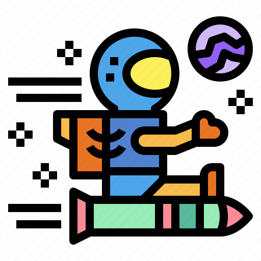 Astronaut, nasa, planet, rocket icon - Download on Iconfinder