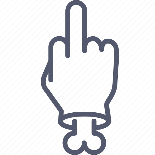 Bone, finger, gesture, hand, undead icon - Download on Iconfinder