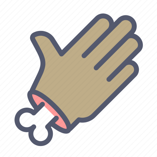 Bone, gesture, hand, palm, undead icon - Download on Iconfinder