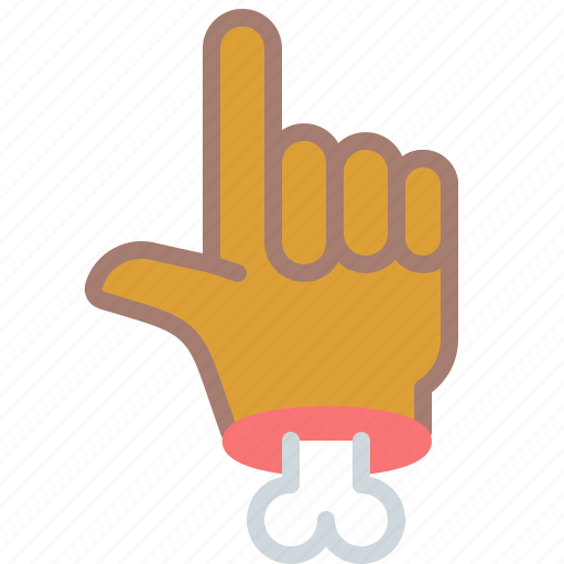 Approve, bone, gesture, hand, undead icon - Download on Iconfinder