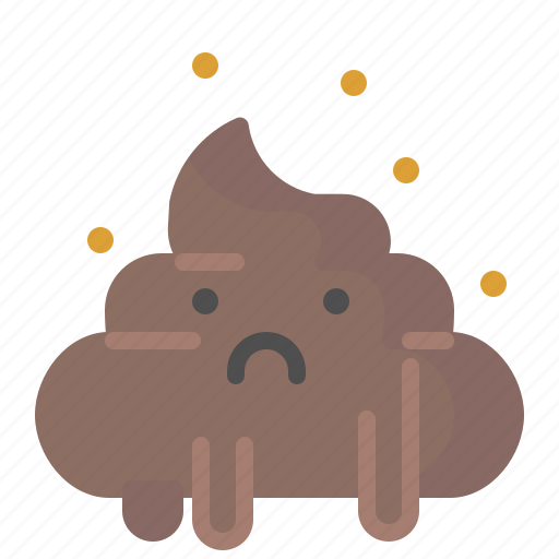 Emoji, face, melting, poo, shit icon - Download on Iconfinder