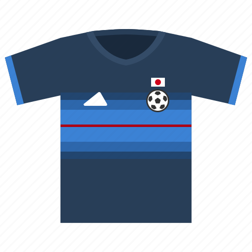 Football, japan, soccer, asia, jersey icon - Download on Iconfinder