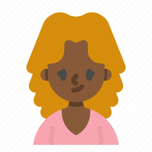 Negro, women, avatar, user, people icon - Download on Iconfinder