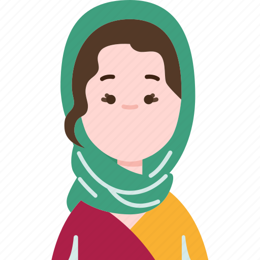 Bangladeshi, female, sari, traditional, dress icon - Download on Iconfinder