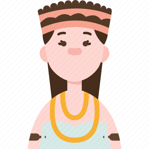 Fijian, islander, traditional, ethnic, headdress icon - Download on Iconfinder
