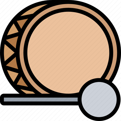 Drum, musical, rhythm, percussion, traditional icon - Download on Iconfinder