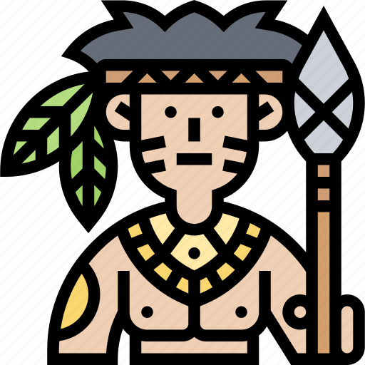 Native, american, ethnic, tribe, man icon - Download on Iconfinder