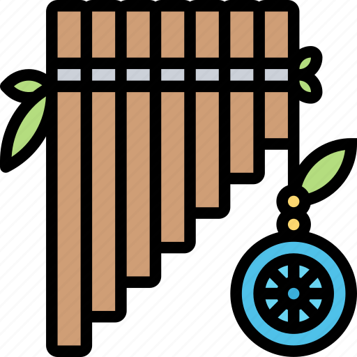 Panpipe, musical, instrument, folk, flute icon - Download on Iconfinder