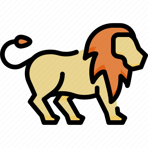 Animal, zoo, wildlife, wild, animals, lion icon - Download on Iconfinder